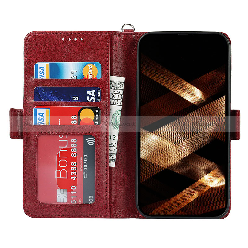 Leather Case Stands Flip Cover L15 Holder for Apple iPhone 14 Pro Max