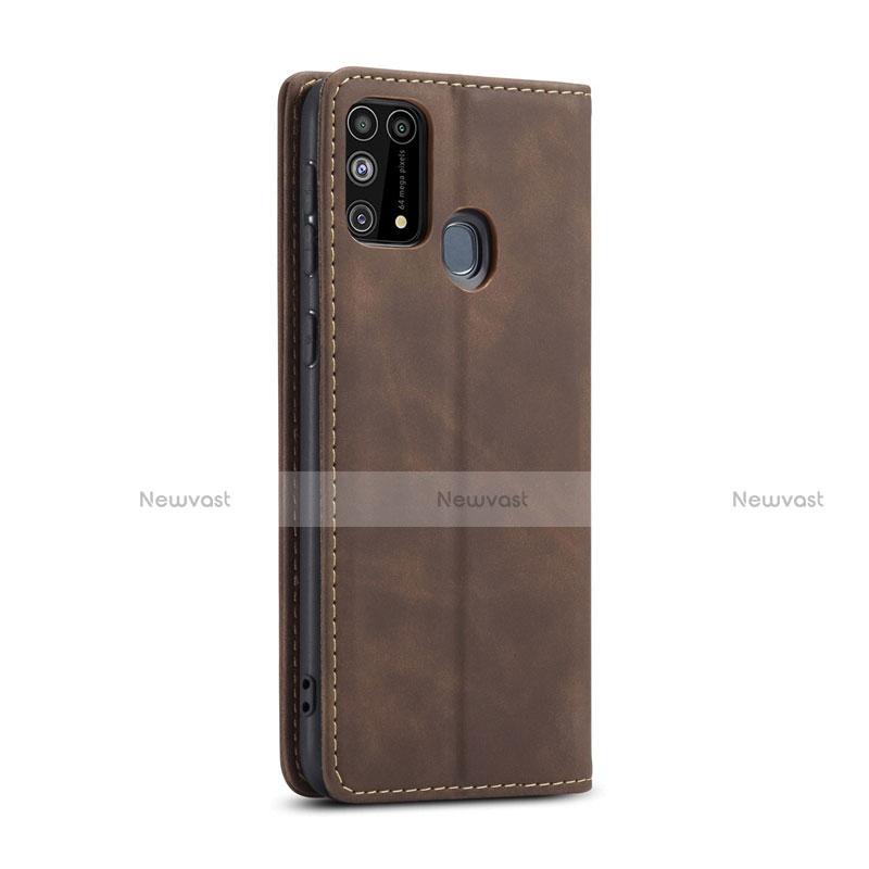 Leather Case Stands Flip Cover L15 Holder for Samsung Galaxy M21s