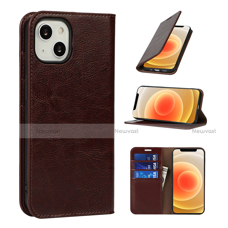 Leather Case Stands Flip Cover L17 Holder for Apple iPhone 14