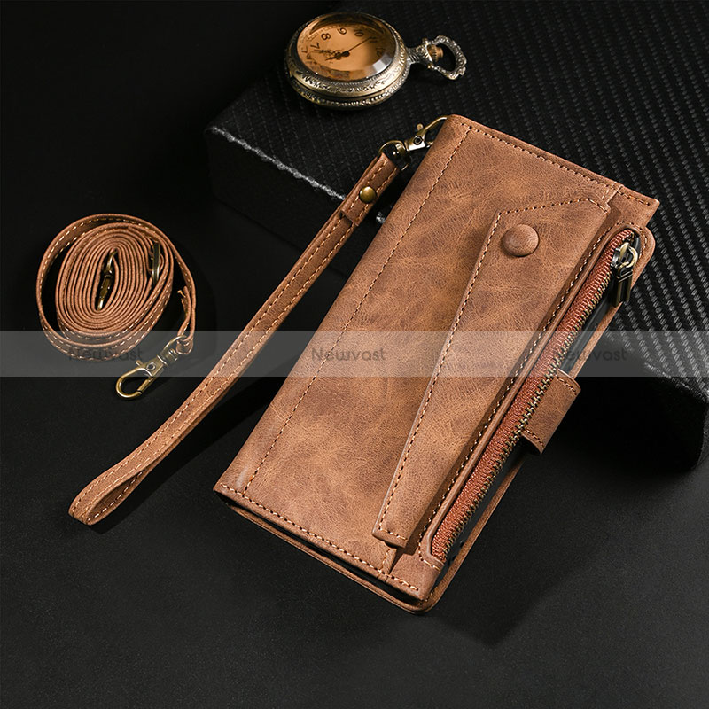 Leather Case Stands Flip Cover L17 Holder for Apple iPhone 14 Pro