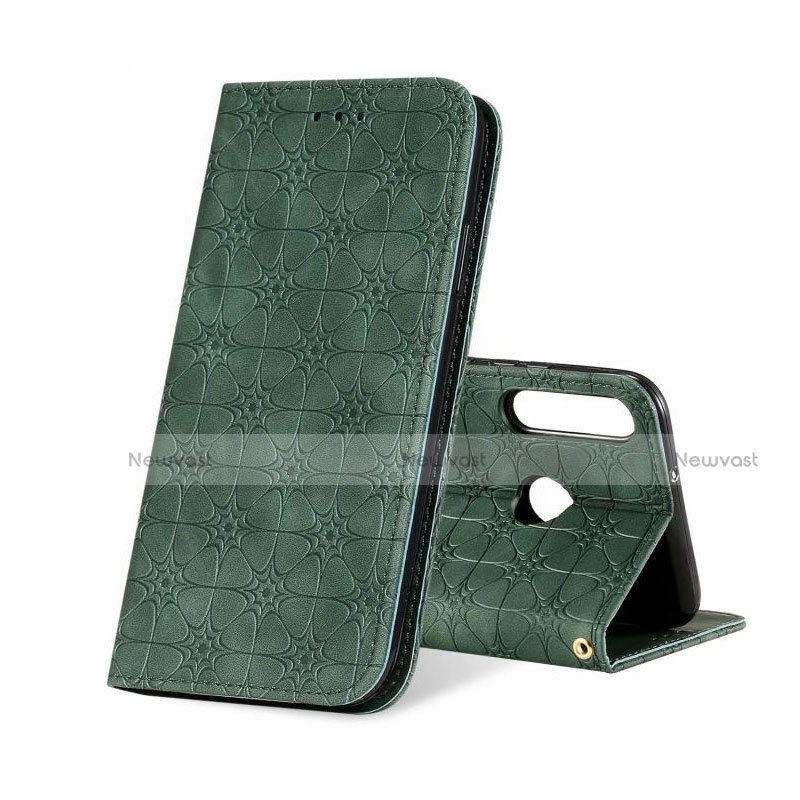 Leather Case Stands Flip Cover L17 Holder for Huawei P40 Lite E