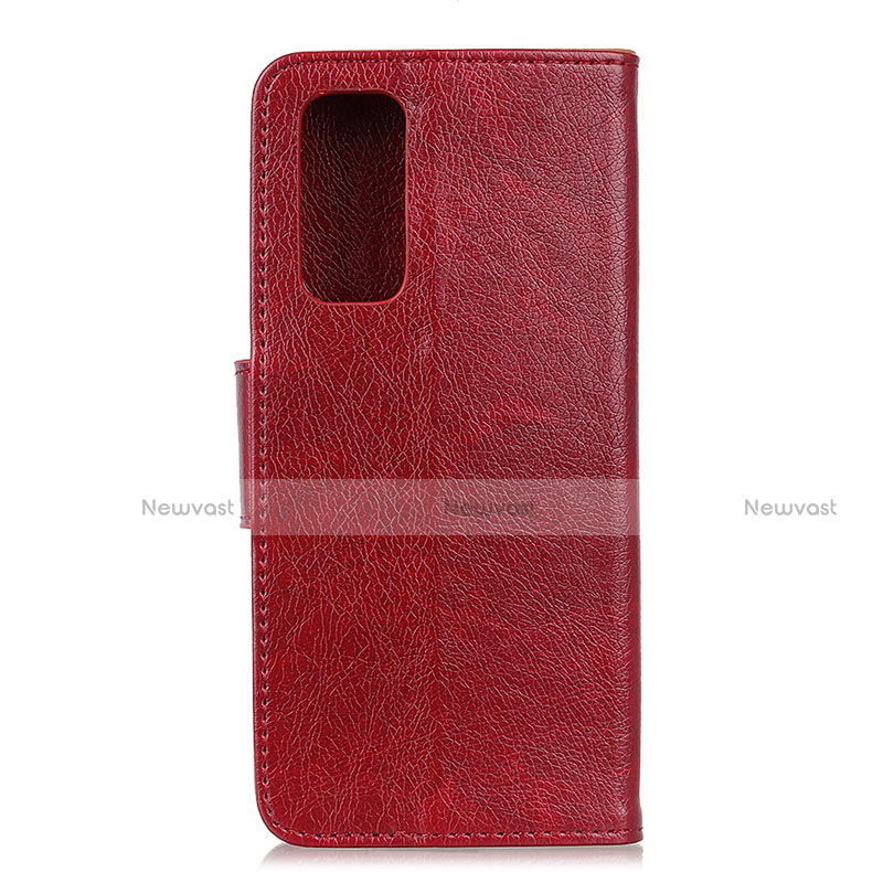 Leather Case Stands Flip Cover L17 Holder for Oppo Reno5 Pro 5G