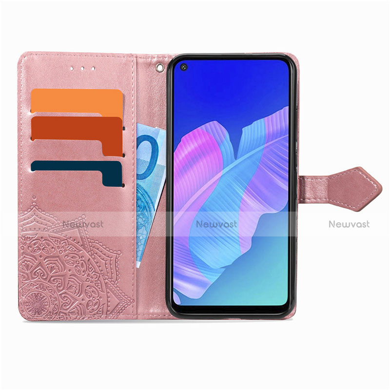 Leather Case Stands Flip Cover L18 Holder for Huawei P40 Lite E
