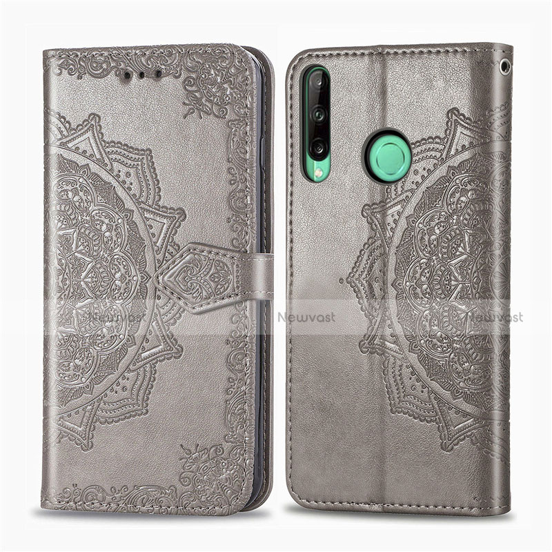 Leather Case Stands Flip Cover L18 Holder for Huawei Y7p