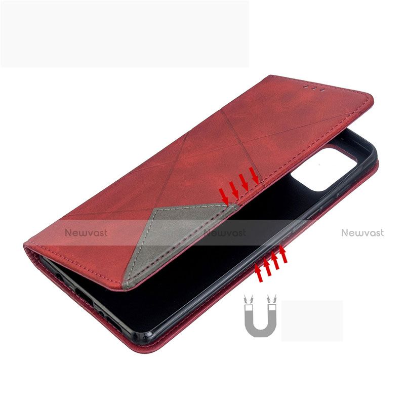 Leather Case Stands Flip Cover L18 Holder for Samsung Galaxy A71 5G