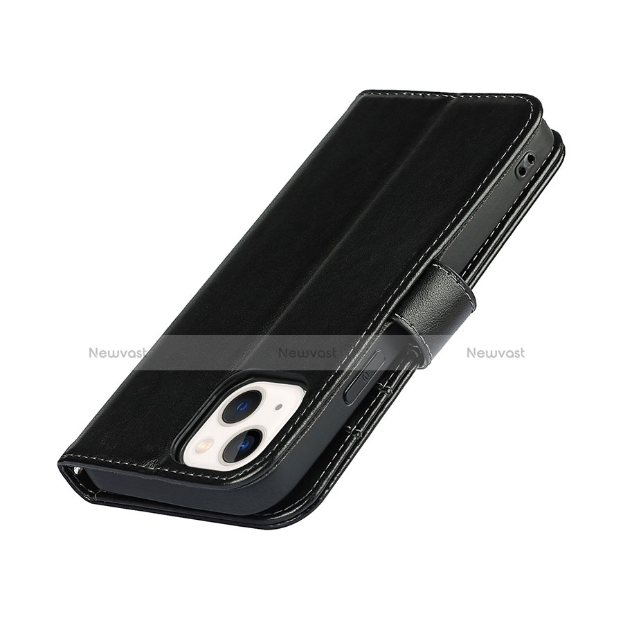 Leather Case Stands Flip Cover L19 Holder for Apple iPhone 13