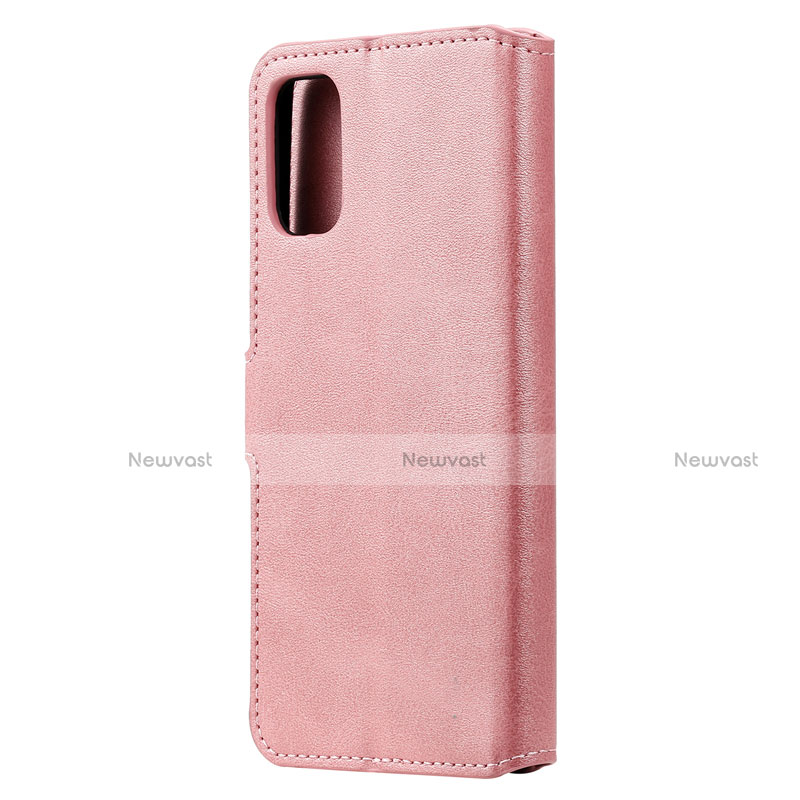 Leather Case Stands Flip Cover L19 Holder for Samsung Galaxy A41