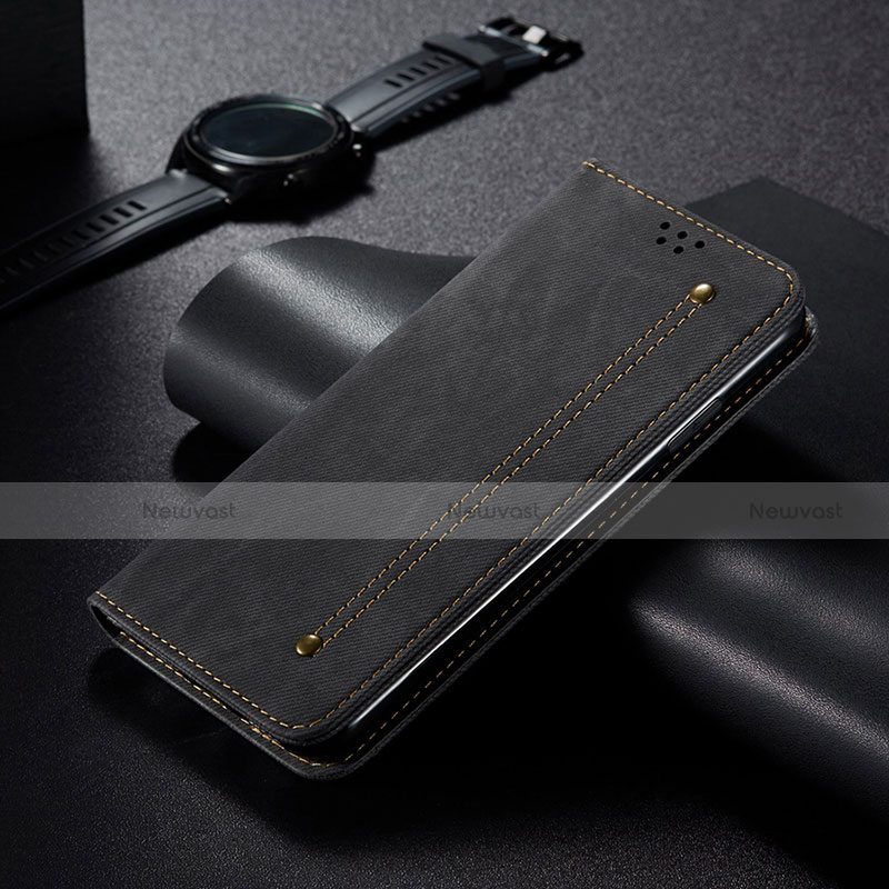 Leather Case Stands Flip Cover L21 Holder for Apple iPhone 14 Pro Max Black