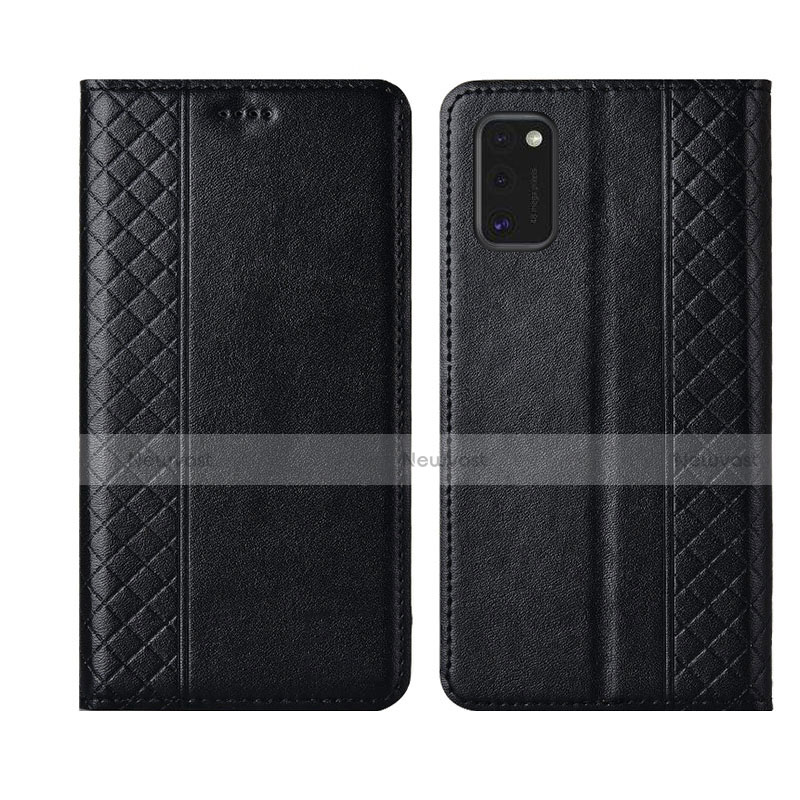 Leather Case Stands Flip Cover L21 Holder for Samsung Galaxy A41