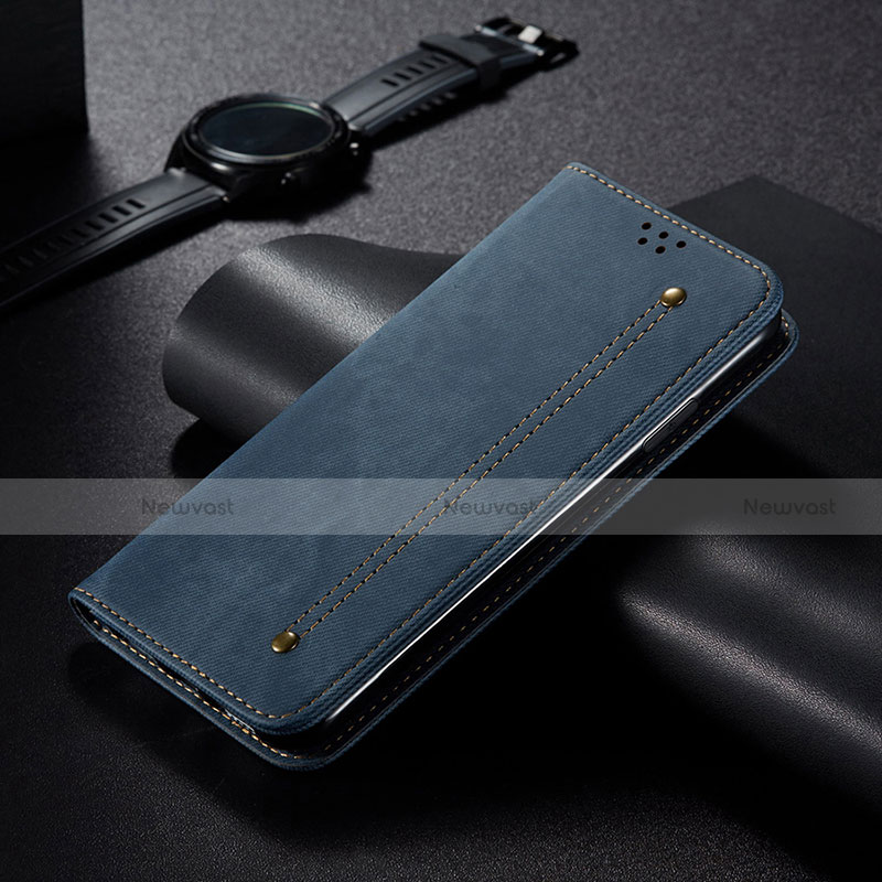 Leather Case Stands Flip Cover L22 Holder for Apple iPhone 13 Blue