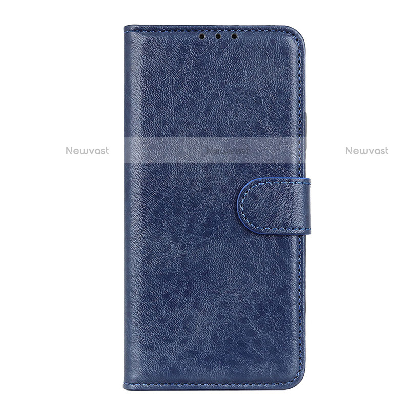 Leather Case Stands Flip Cover L25 Holder for Realme C11 Blue