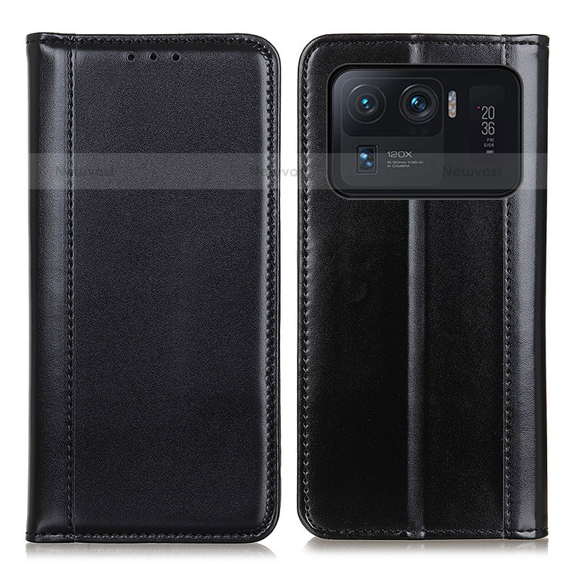 Leather Case Stands Flip Cover M05L Holder for Xiaomi Mi 11 Ultra 5G Black