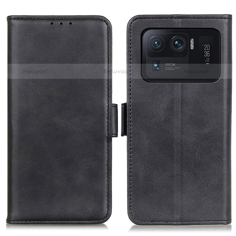 Leather Case Stands Flip Cover M15L Holder for Xiaomi Mi 11 Ultra 5G Black
