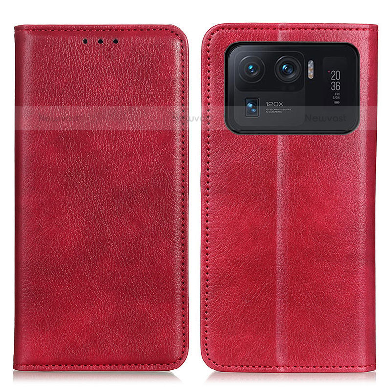 Leather Case Stands Flip Cover N01P Holder for Xiaomi Mi 11 Ultra 5G