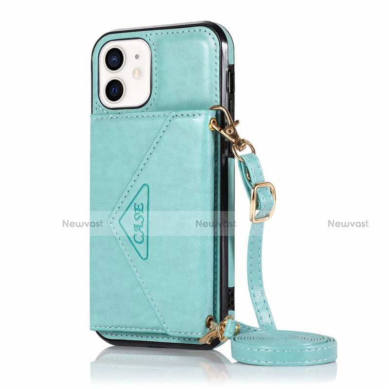 Leather Case Stands Flip Cover N03 Holder for Apple iPhone 12