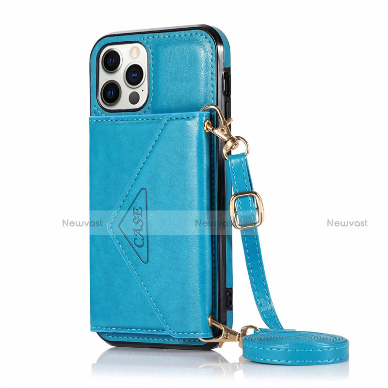 Leather Case Stands Flip Cover N03 Holder for Apple iPhone 12 Pro Max