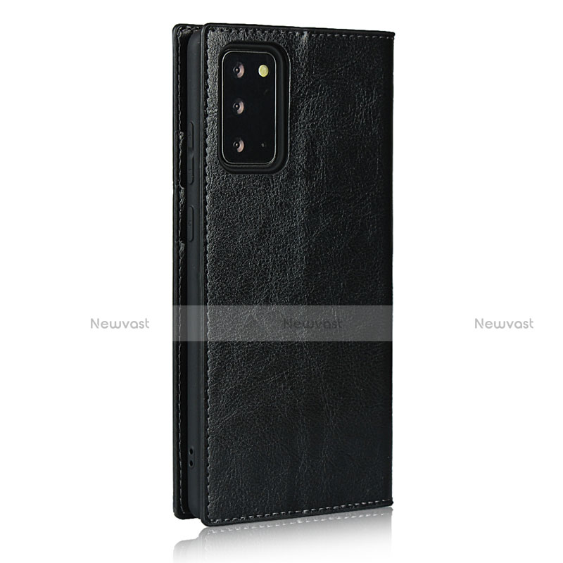 Leather Case Stands Flip Cover N04 Holder for Samsung Galaxy Note 20 5G