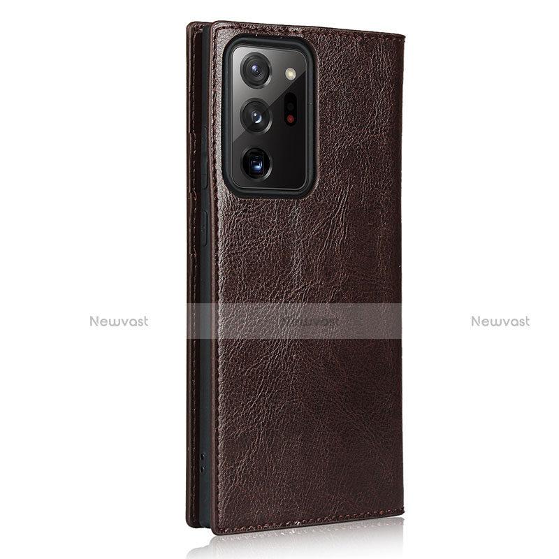 Leather Case Stands Flip Cover N04 Holder for Samsung Galaxy Note 20 Ultra 5G