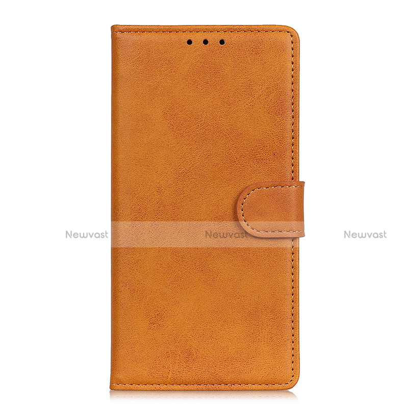 Leather Case Stands Flip Cover N06 Holder for Huawei P40 Orange