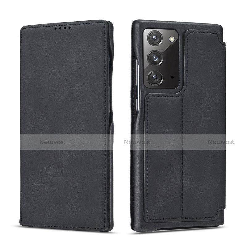 Leather Case Stands Flip Cover N09 Holder for Samsung Galaxy Note 20 5G