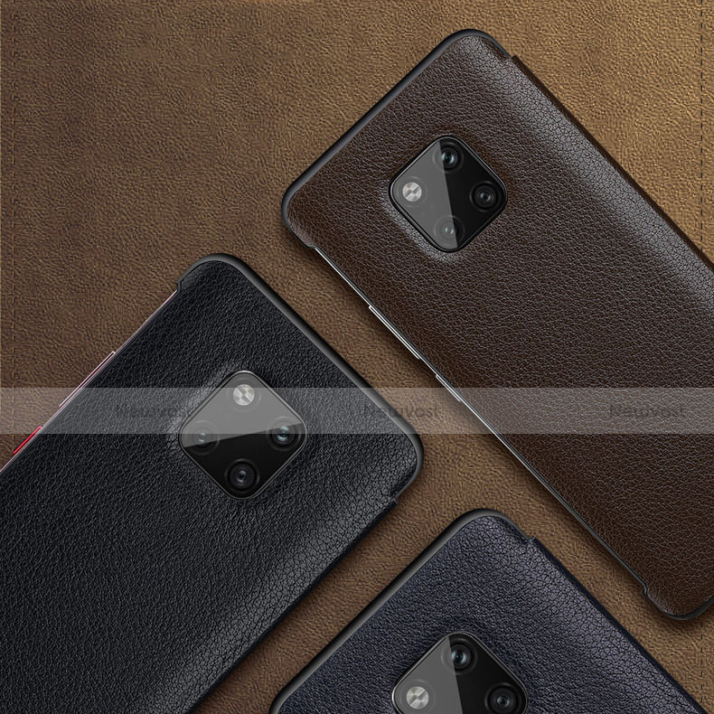 Leather Case Stands Flip Cover P01 Holder for Huawei Mate 20 Pro