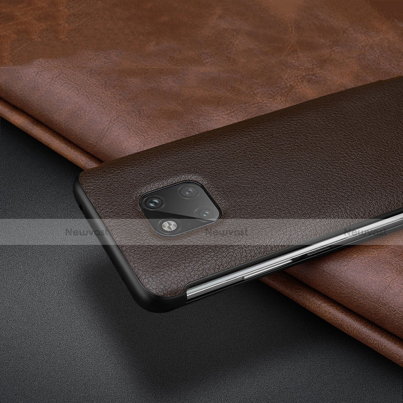 Leather Case Stands Flip Cover P01 Holder for Huawei Mate 20 Pro