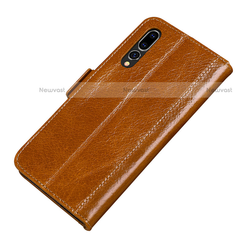 Leather Case Stands Flip Cover P01 Holder for Huawei P20 Pro