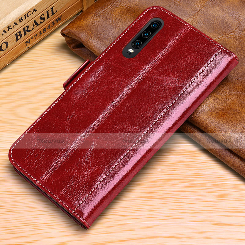 Leather Case Stands Flip Cover P01 Holder for Huawei P30