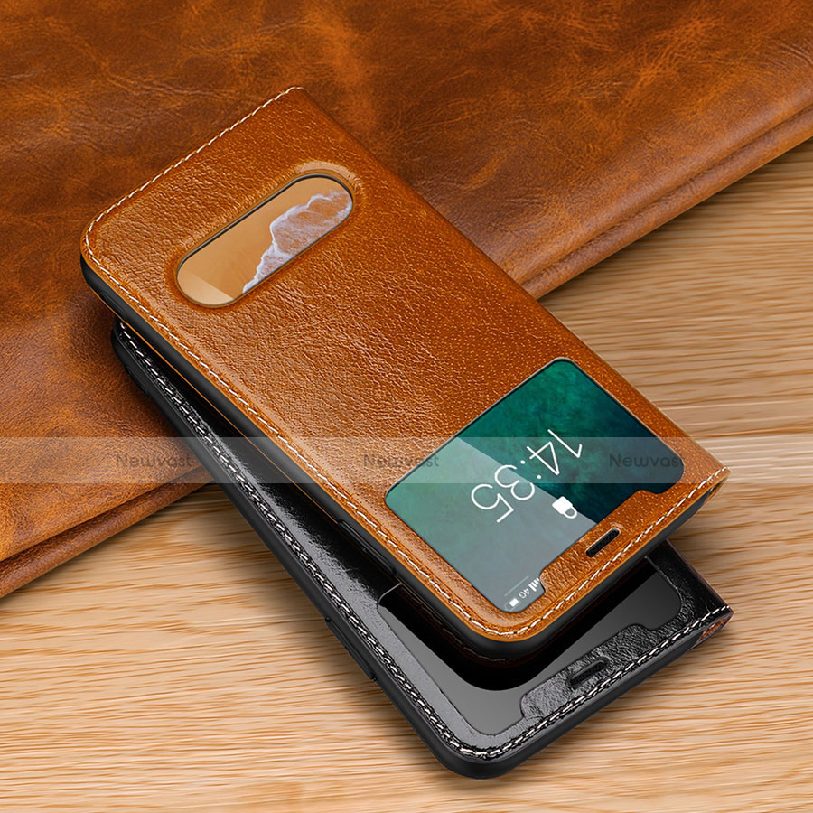 Leather Case Stands Flip Cover P02 Holder for Apple iPhone X