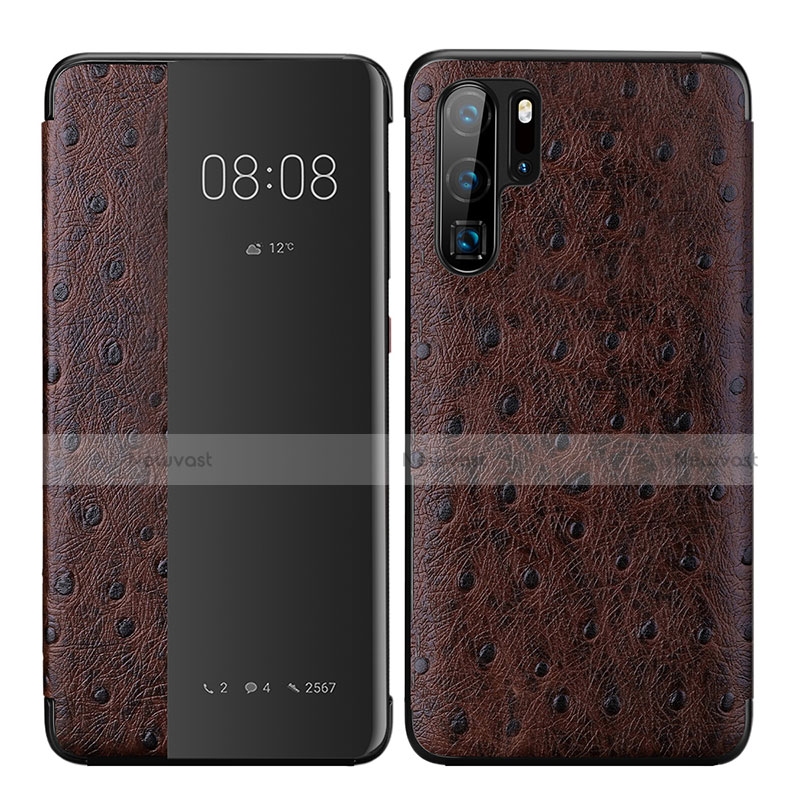 Leather Case Stands Flip Cover P02 Holder for Huawei P30 Pro