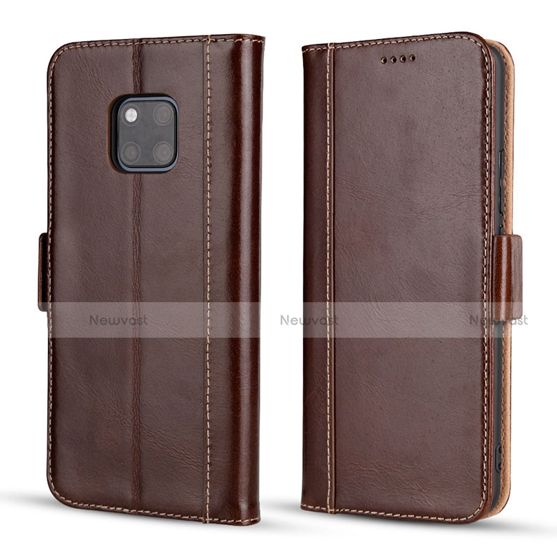 Leather Case Stands Flip Cover P03 Holder for Huawei Mate 20 Pro