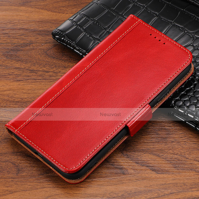 Leather Case Stands Flip Cover P04 Holder for Apple iPhone Xs Max Red