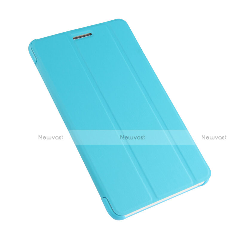 Leather Case Stands Flip Cover R01 for Huawei MediaPad T2 Pro 7.0 PLE-703L Sky Blue