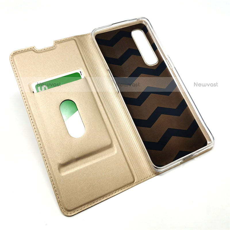 Leather Case Stands Flip Cover S01 Holder for Oppo Find X2 Pro