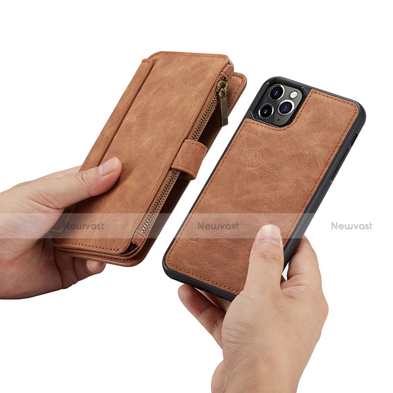 Leather Case Stands Flip Cover T01 Holder for Apple iPhone 11 Pro