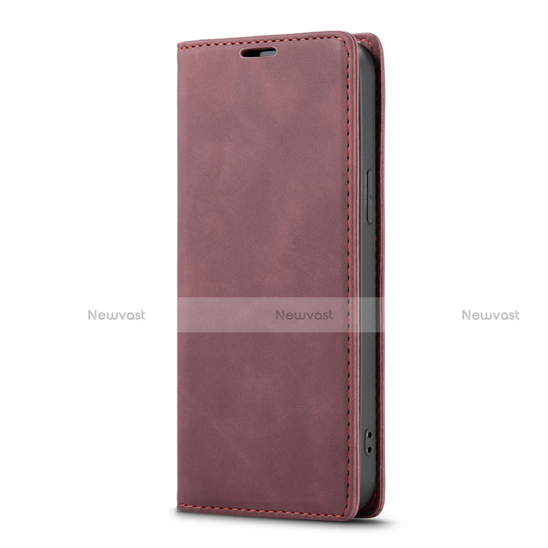 Leather Case Stands Flip Cover T01 Holder for Apple iPhone 12 Pro