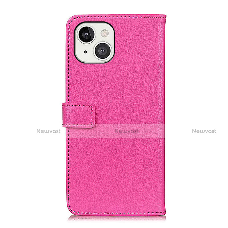 Leather Case Stands Flip Cover T01 Holder for Apple iPhone 14