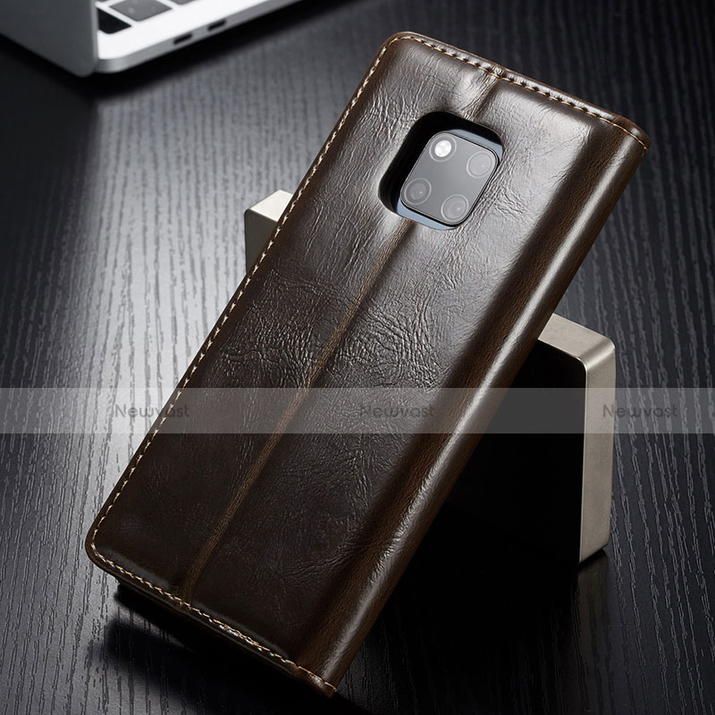 Leather Case Stands Flip Cover T01 Holder for Huawei Mate 20 Pro