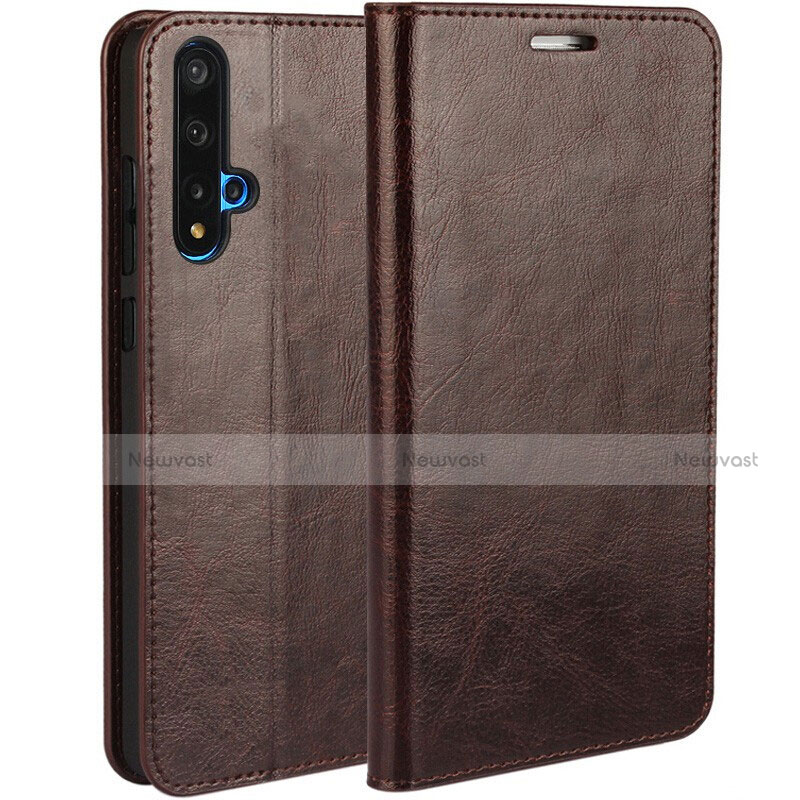 Leather Case Stands Flip Cover T01 Holder for Huawei Nova 5T