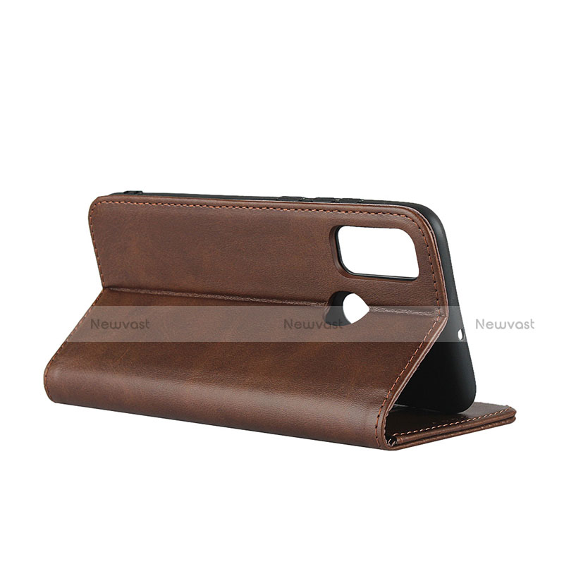 Leather Case Stands Flip Cover T01 Holder for Huawei P Smart (2020)