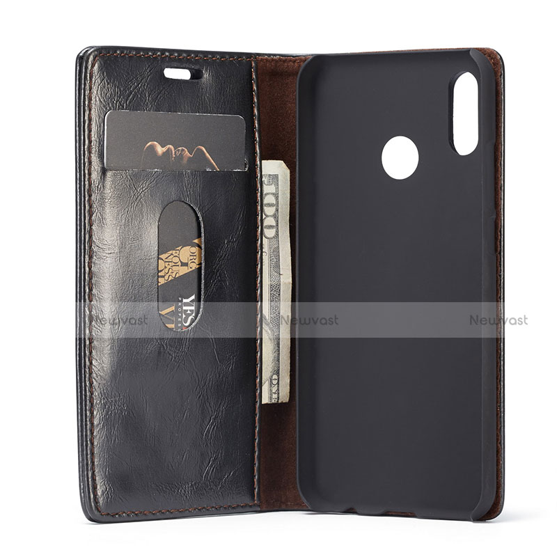 Leather Case Stands Flip Cover T01 Holder for Huawei P20 Lite