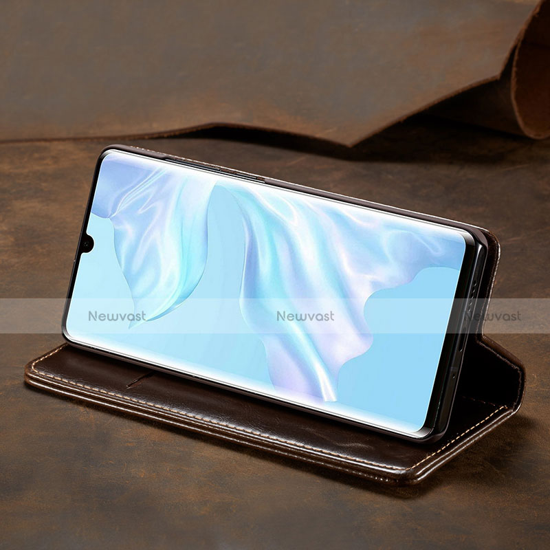 Leather Case Stands Flip Cover T01 Holder for Huawei P30 Pro