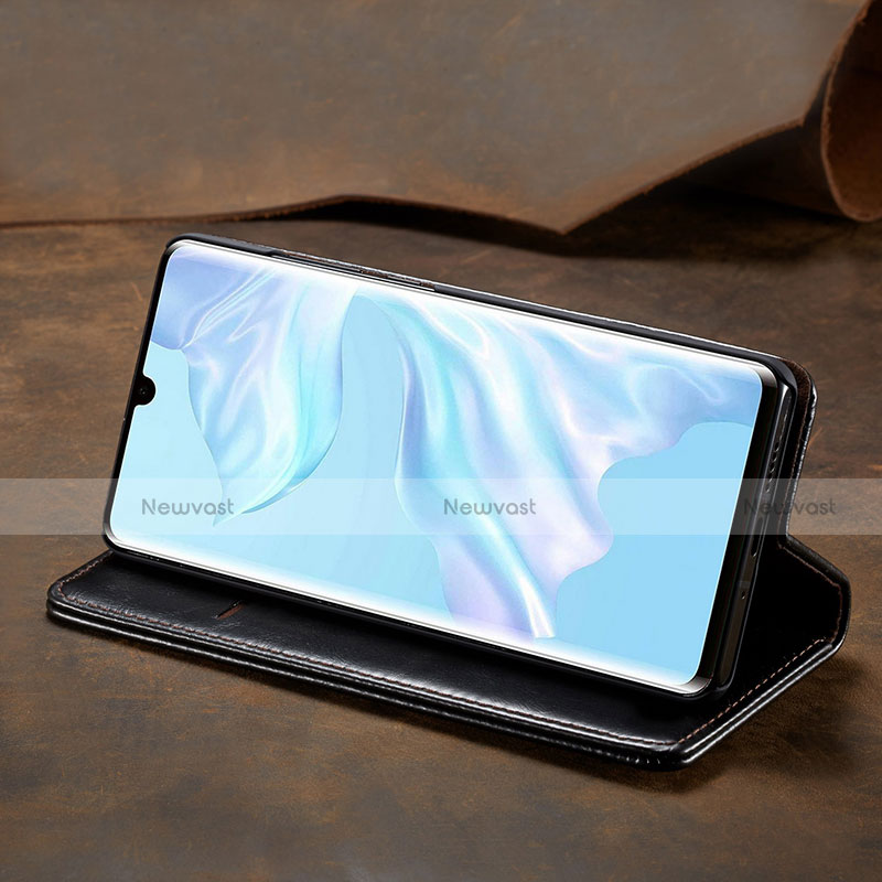 Leather Case Stands Flip Cover T01 Holder for Huawei P30 Pro