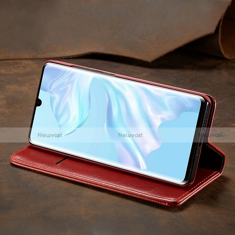 Leather Case Stands Flip Cover T01 Holder for Huawei P30 Pro