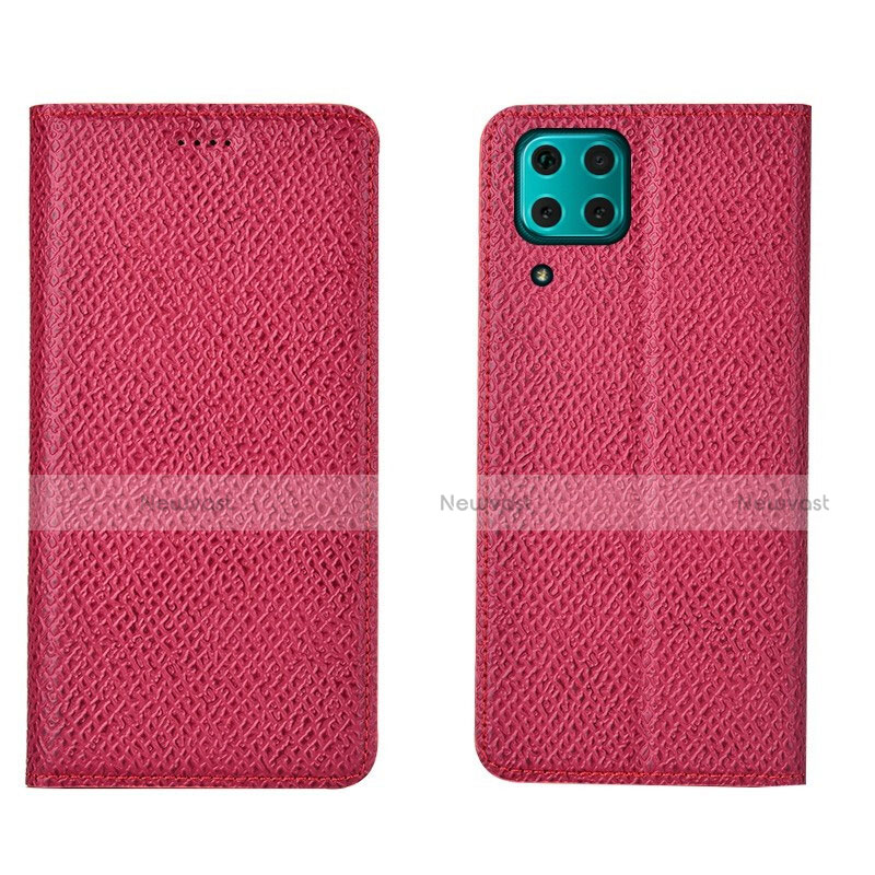 Leather Case Stands Flip Cover T01 Holder for Huawei P40 Lite