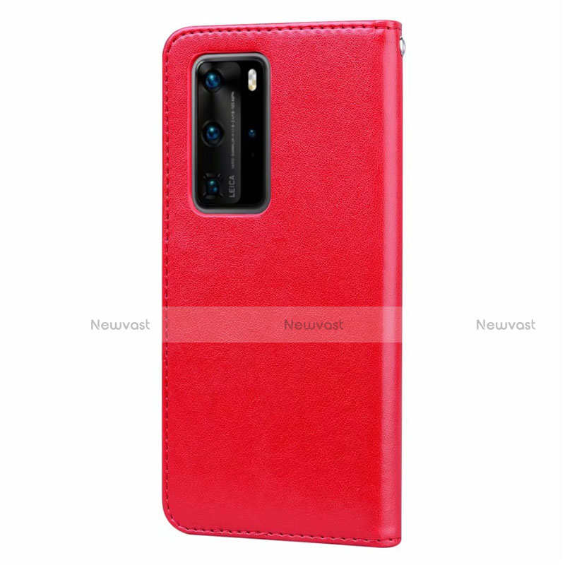 Leather Case Stands Flip Cover T01 Holder for Huawei P40 Pro