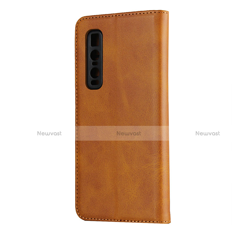 Leather Case Stands Flip Cover T01 Holder for Oppo Find X2 Pro