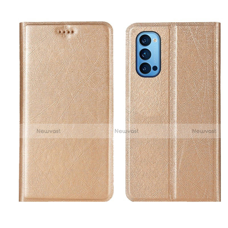 Leather Case Stands Flip Cover T01 Holder for Oppo Reno4 Pro 5G