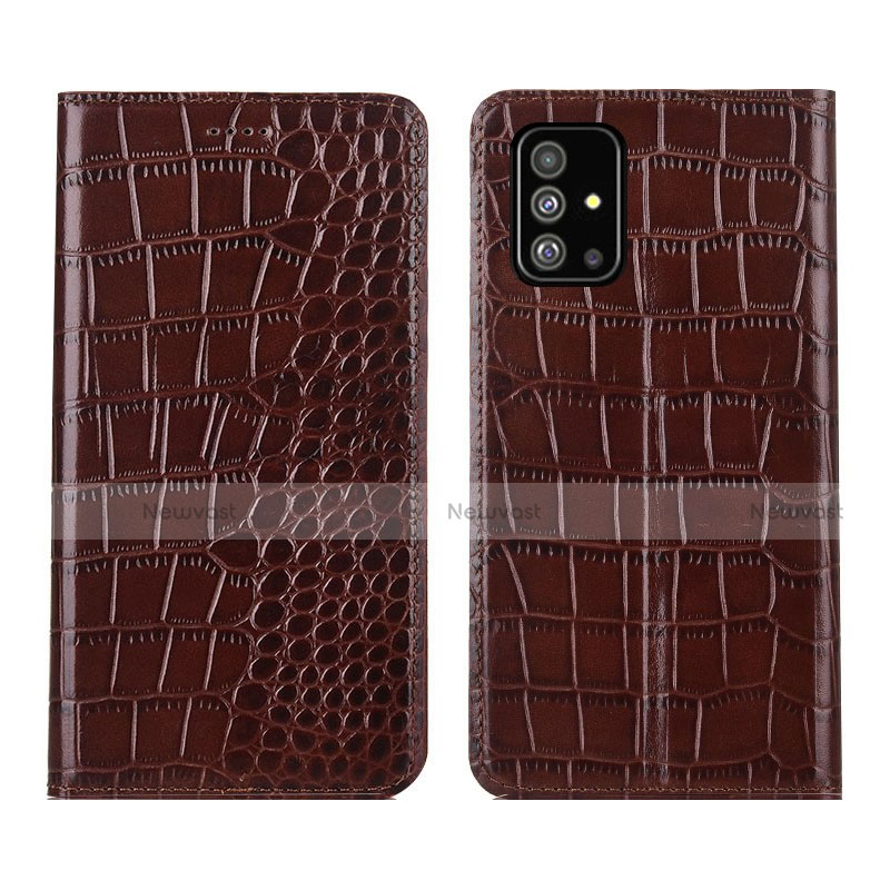 Leather Case Stands Flip Cover T01 Holder for Samsung Galaxy A51 5G