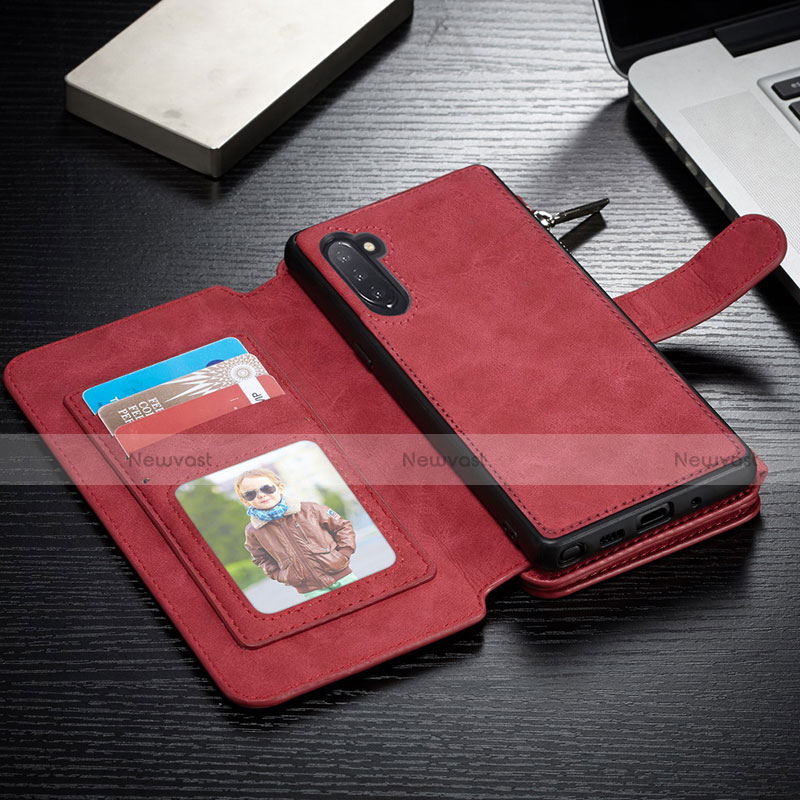 Leather Case Stands Flip Cover T01 Holder for Samsung Galaxy Note 10